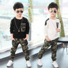 Image of Camouflage long sleeve kids suit Shopping