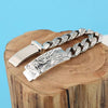 Image of Vintage Dragon Pattern Sculpture Leading Men's Bracelet Shopping