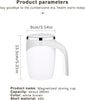 Image of Electric Stirring Cup Full-automatic Magnetic Rotating Coffee Mug Charging Shopping