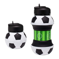 Sports Water Bottle, Silicone Collapsible Spherical Drinking Mug, Leak-proof Squeezable Shockproof, Basketball Soccer Baseball Billiards Volleyball Golf, Creative Gift Travel Water Bottle All Ages Shopping