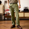 Image of Men's Army Green Loose Straight Wide-leg Casual Pants Shopping