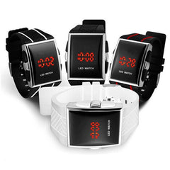 Men's Fashion Silicone Square Sports Watch