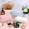 Image of Plush Makeup Bag Checkered Cosmetic Bag Cosmetic Travel Bag Large Zipper Travel Toiletry Bag Portable Multi Functional Capacity Bag Cute Makeup Brushes Storage Bag For Women Shopping111