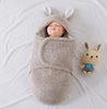 Image of Super Soft Baby Sleeping Bag Fluffy Fleece Newborn Blanket Swaddle Blankets, Unisex Baby Wrap For Newborn Baby Boys Girls With Head-Protecting & Head-Supporting Function, Wearable Swaddle Sleep Sack Shopping