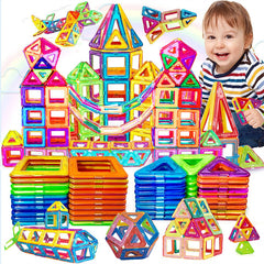 Magnetic Building Blocks DIY Magnets Toys For Kids Designer Construction Set Gifts For Children Toys Shopping