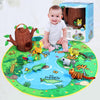 Image of Baby Baby Play Blanket Early Education Animal Toys Shopping