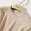 Image of Round neck sweater with extra thickness Shopping