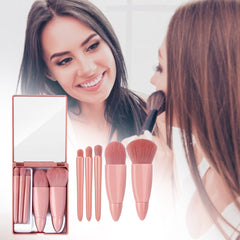 5Pcs Makeup Brushes Tool Set Cosmetic Powder Eye Shadow Foundation Blush Blending Make Up Brush Shopping111