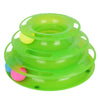 Image of Pet Cat Crazy Ball Disk Interactive Toys Amusement Plate Trilaminar Funny Toy Shopping