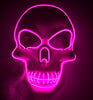 Image of Halloween Skeleton Mask LED Glow Scary Mask Shopping