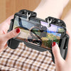 Image of Compatible with Apple, New Arrive Wireless Gamepad Telescopic Controller iOS Android Phone Gaming Trigger with fan Shopping