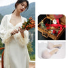 Image of Suspended Sleeping Dress Feather Morning Robe Shopping