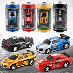 Coke Can Mini RC Car Radio Remote Control Micro Racing Car 4 Frequencies Shopping