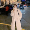 Image of Autumn And Winter Mid-length Fur Fur One Coat Shopping