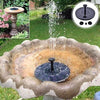 Image of Solar Water Mercury Garden Miniature Floating Fountain Shopping