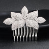 Image of Bridal Hair Comb Hair Popular Rhinestone Korean Headdress Wedding Accessories Shopping