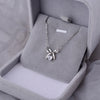 Image of Women's Light Luxury Bow Necklace Shopping