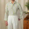 Image of Men's Cotton Striped Business Casual Shirt Shopping