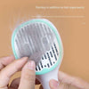 Image of Cat Comb Dog Hair Remover Brush UVC Sterilization Pet Grooming Slicker Needle Comb Cat Sterilization Comb Pet Brush For Shedding And Grooming Self-Cleaning Slicker Brush For Long And Short Hair Shopping