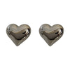 Image of Simple Metal Special-interest Design Three-dimensional Heart-shaped Earrings Shopping