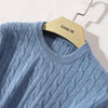 Image of Round neck sweater with extra thickness Shopping