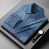 Image of Denim Long Sleeve Shirt Casual Coat Shopping