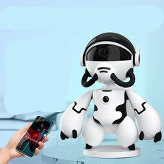 Space Robot Monitor Low Power Battery Plug-in Free Household Shopping