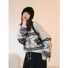 Image of 100 Pure Wool Sweater Thicken Lazy Style Base Hooded Sweater Shopping