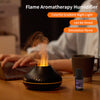 Image of Newest RGB Flame Aroma Diffuser 130Ml 3d Colorful Flame Humidifier Fire Volcano Diffuser Flame Shopping