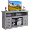 Image of Well-designed TV Cabinet Vintage Home Living Room Wood TV Stand For TVs Modern Entertainment Center Farmhouse TV Storage Cabinet Shopping