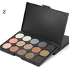 Image of 15 color eyeshadow earth color eye shadow smoky eyeshadow E15 multi color makeup plate beauty tools Shopping111