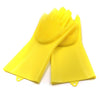 Image of Silicone Heat-resistant Cleaning Brush Scrubbing Gloves Shopping