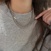 Image of Cuban Link Chain Non-fading Titanium Steel Necklace Shopping