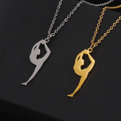 Glossy Pendant Stainless Steel Necklace Shopping