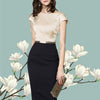 Image of Women's Fashion Ladies Slim Professional Dress With Hips Shopping