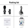 Image of Lavalier Mini Microphone Wireless Audio Video Recording With Phone Charging  Wireless Lavalier Microphone Broadcast Lapel Microphones Set Short Video Recording Chargeable Handheld Microphone Live Stre Shopping