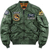 Image of Pilot Jacket Men's Korean Embroidered Baseball Shopping