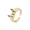 Image of Women's Cute Cartoon Epoxy Cat Ring Shopping