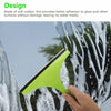 Image of 3X Glass Window Wiper Cleaner Squeegee Shower Screen Mirror Home Car Blade Brush Simple Green Car Glass Window Cleaner Wiper Cleaner Household Cleaning Brush Window Cleaning Tools Shopping