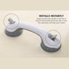 Image of Power Shower Grip Handle Bathroom Suction Grab Bar Safety Rail Tub Bath Vacuum Shopping