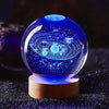 Image of Creative 3D Inner Carving Luminous Crystal Ball Colorful Gradient Small Night Lamp Home Decorations Gifts Selection Shopping