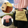 Image of Outdoor Picking Multifunctional Bag, Hanging Waist Kit, Waist Strap Bag, Folding Canvas Kit Canvas Fruit Harvest Pouch For Jungle Camping Hiking Hunting, Foldable Shopping