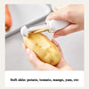 Image of 3 In 1 Multifunctional Rotary Paring Knife 360 Rotating Stainless Steel Peeler And Grater Kitchen Gadgets Multifunctional Paring Knife Stainless Steel Paring Knife For Peeling Shredding Shopping