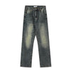 Image of Contrast Color Washed Jeans For Men Shopping