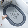 Image of Cushion Cushion Bathroom Sliding  Door  Floor  Bathroom Foot Mat Shopping