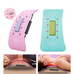 Back Cracker New Back Massager Lumbar Neck Stretcher Spine Board Back Support Relax Cervical Masajeador Fitness Stretching Massage