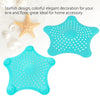 Image of 3PCS Silicone Starfish-shaped Sink Drain Filter Bathtub Hair Catcher Stopper Drain Hole Filter Strainer For Bathroom Kitchen Toilet Shopping