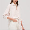 Image of Solid Color Fashion Shirt For Women Shopping