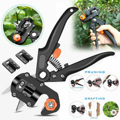 Garden Grafting Pruner Set Farming Fruit Tree Pruning Shears Scissor Vaccination Plant Tree Cutting Machine Tape Dropshipping Shopping