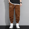 Image of Spring And Autumn Men's New Trendy Loose Cargo Pants Versatile Outdoor Multi-pocket Leisure Shopping